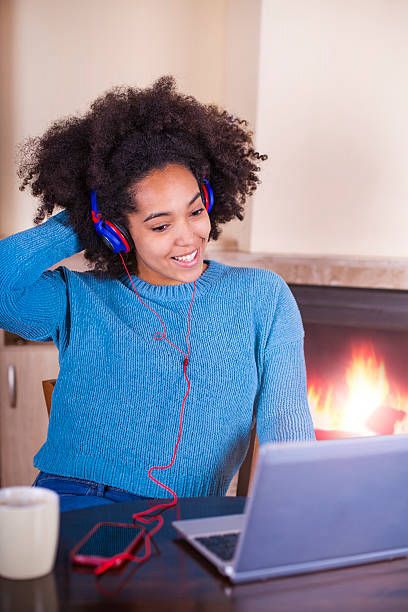 Creator working on laptop